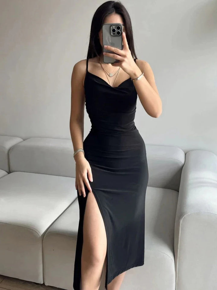 Open-back midi dress - Milana