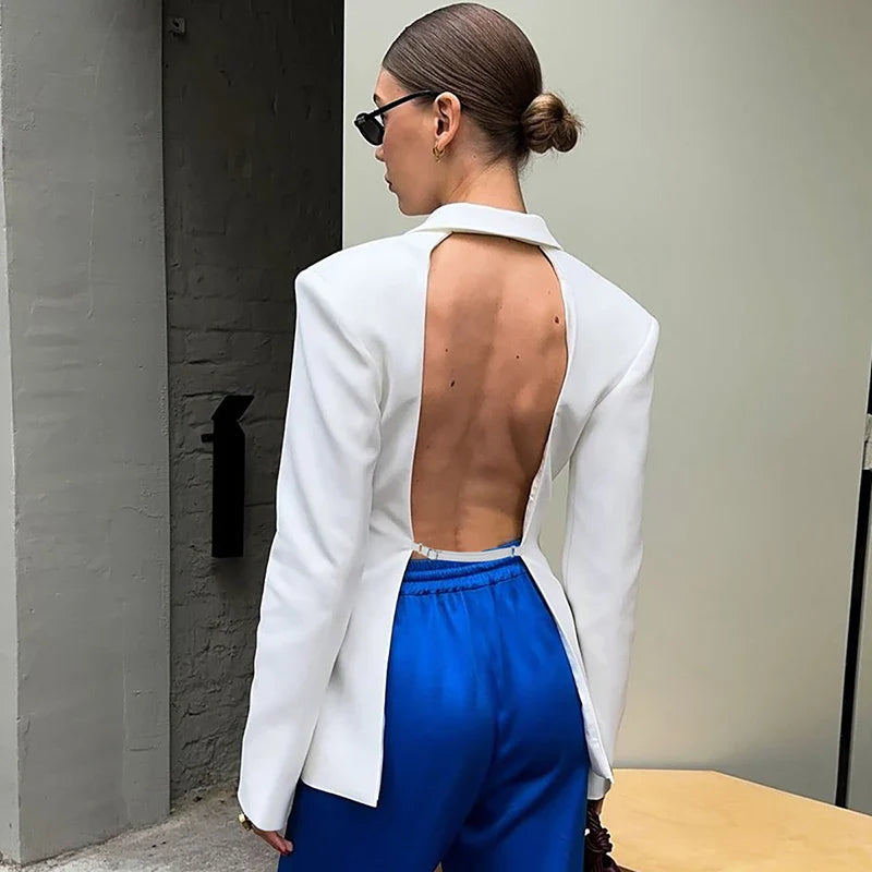 Open-back blazer - Yale
