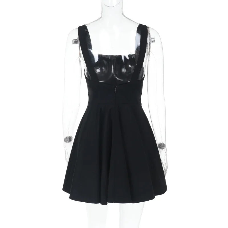 A-Line Mini Dress with Bow Detail - Emma