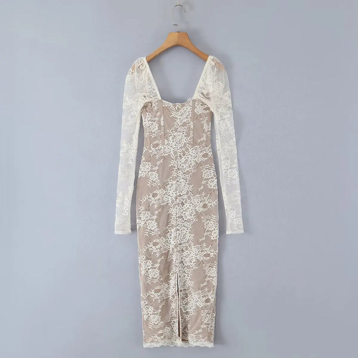Midi Lace Dress - Elizabeth