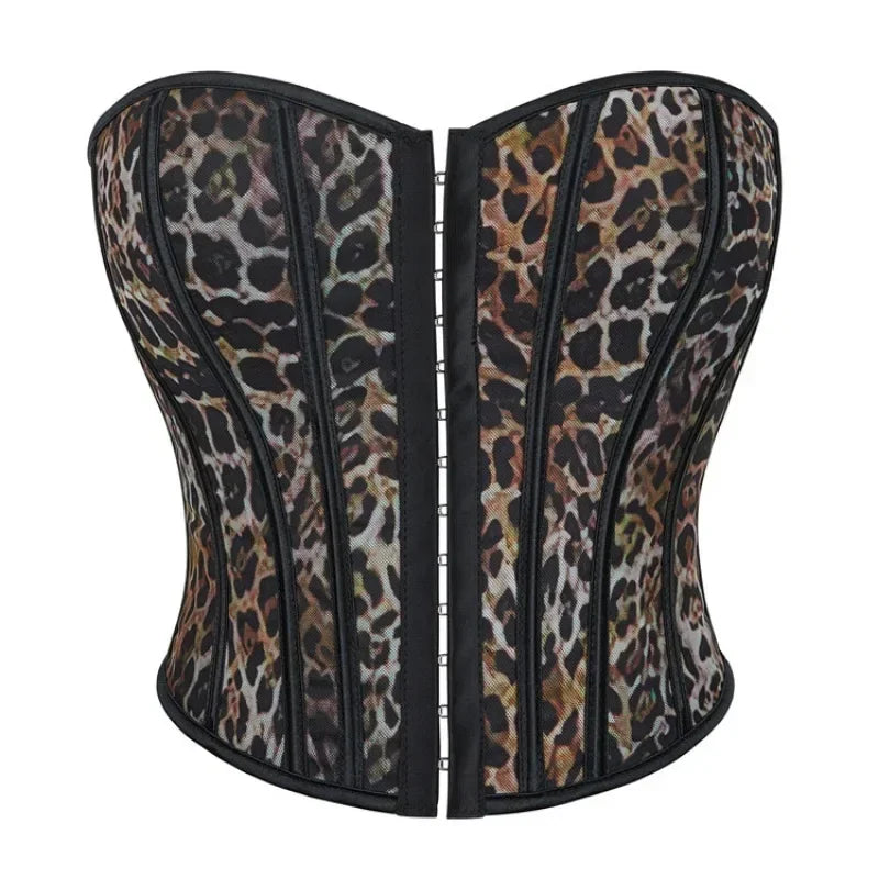 Strapless Corset with Pin Closure and Back Tie for Waist Shaping - Jayla