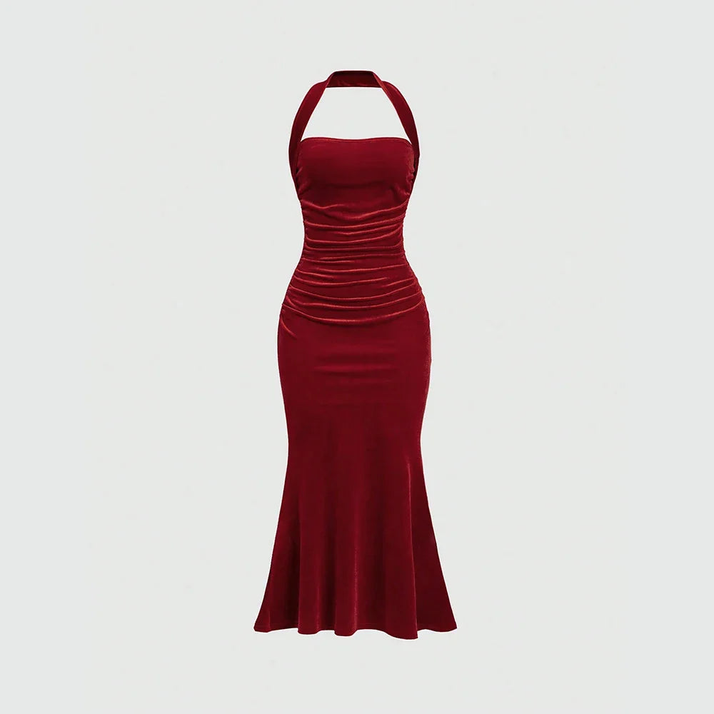 Velvet Maxi Dress - Laylani