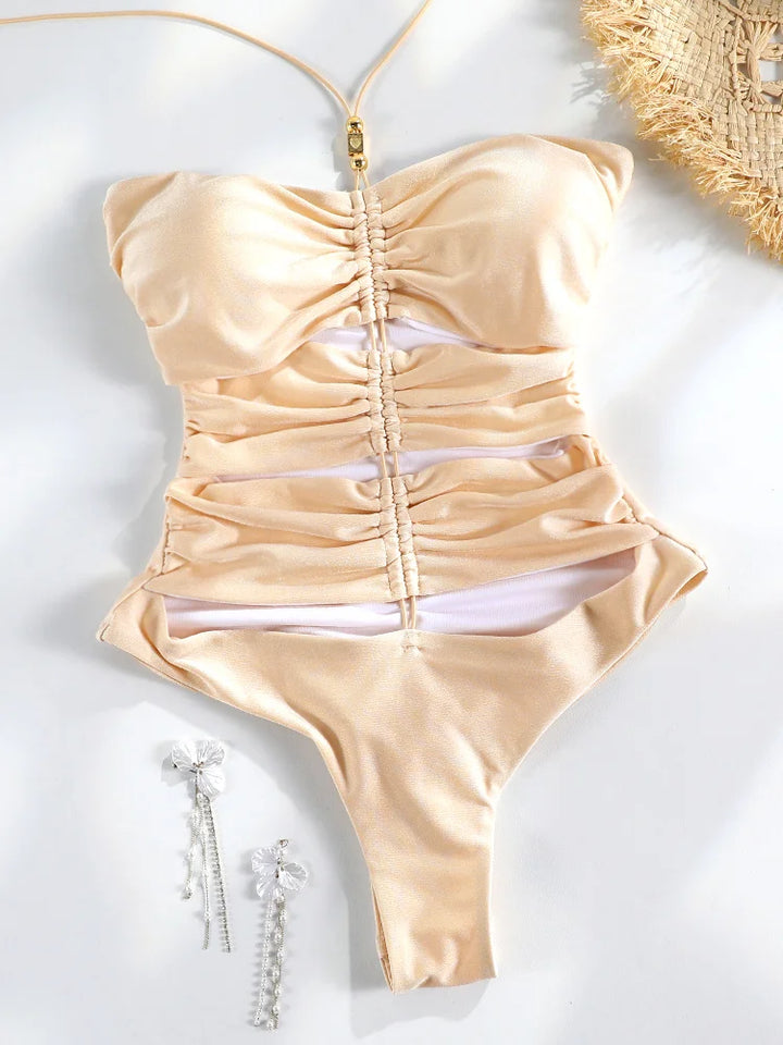 One-piece swimsuits in various summer colors - Rotem