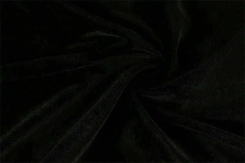 Velvet Golf Mini Dress with Lace Detail - Alaia