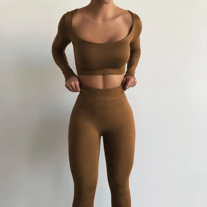 Two-piece set leggings and top - Sasha