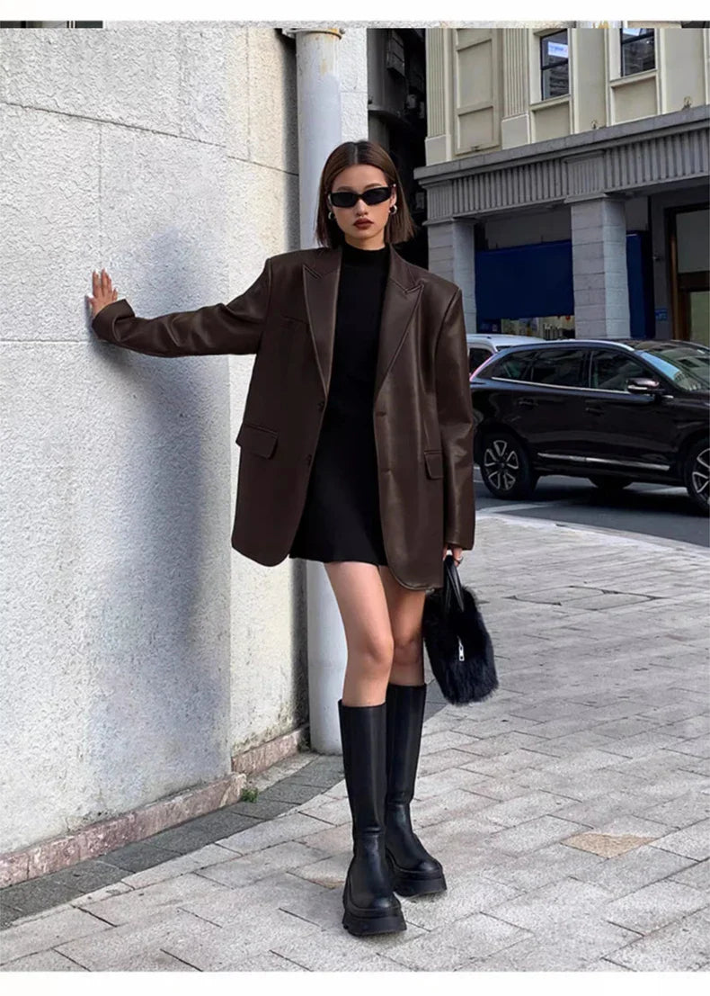 Tailored Leather Jacket - Rashal