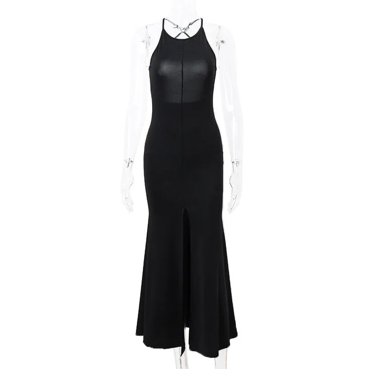 Maxi Dress with Deep Slit - Irina