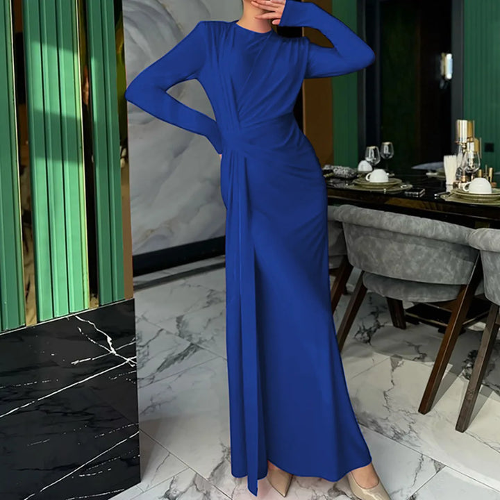 Maxi Dress with Pleated Detailing - Noelle