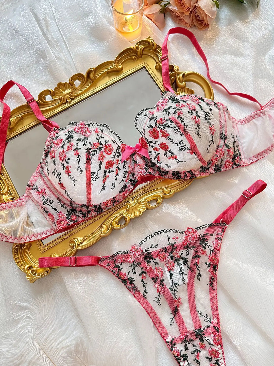 Sheer Floral Design Set - Journee