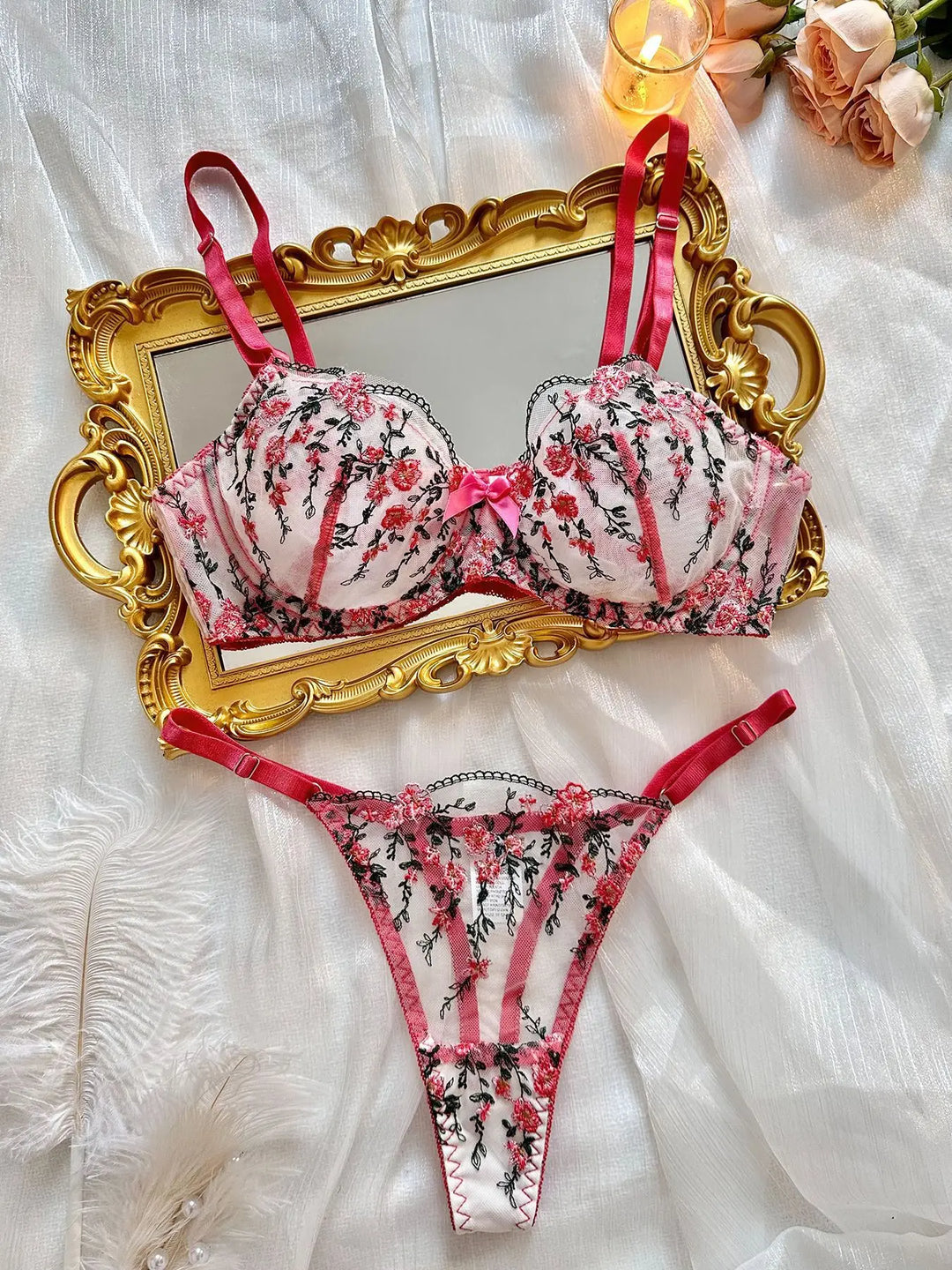 Sheer Floral Design Set - Journee