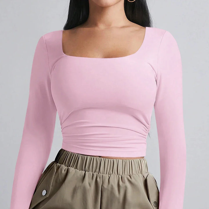 Basic shaping fabric top - Nelly