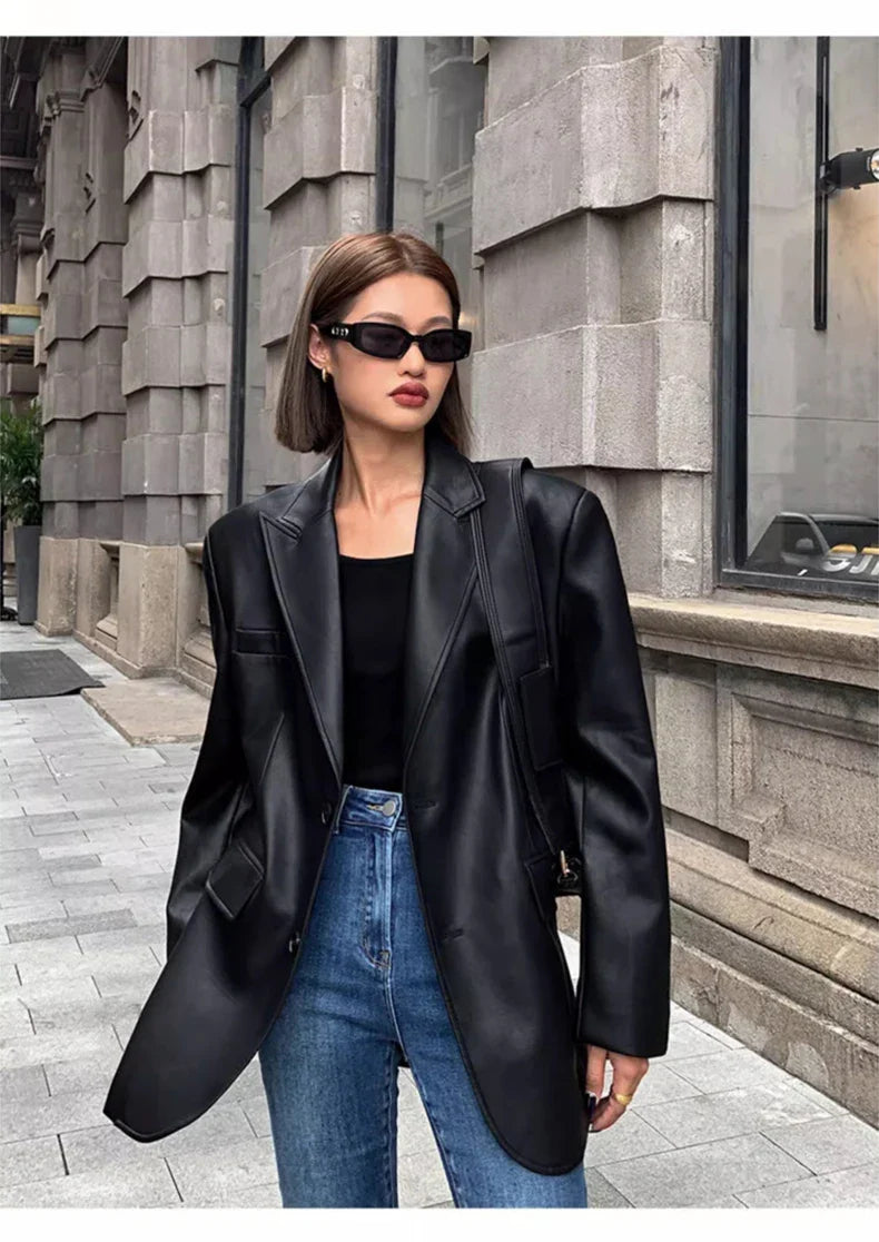 Tailored Leather Jacket - Rashal