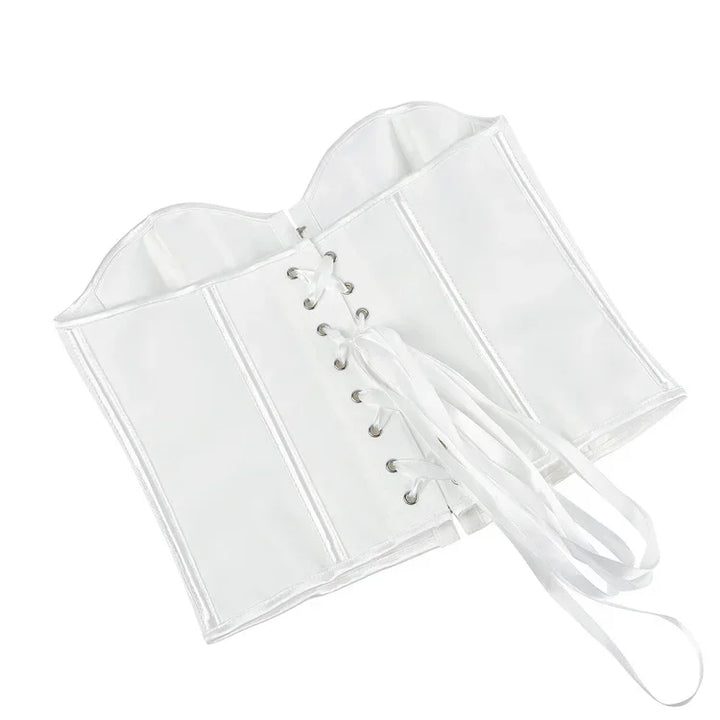 Strapless Corset with Pin Closure and Back Tie for Waist Shaping - Jayla