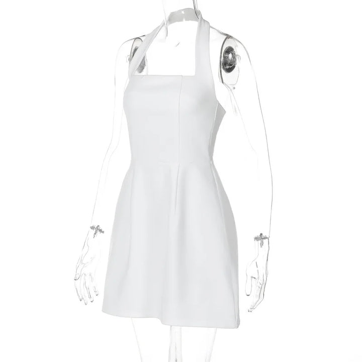 A-Line Mini Dress with Open Back - Naomi