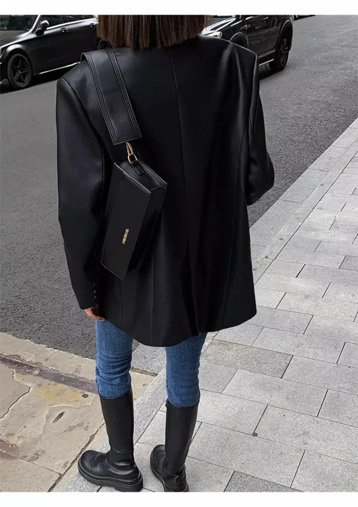 Tailored Leather Jacket - Rashal