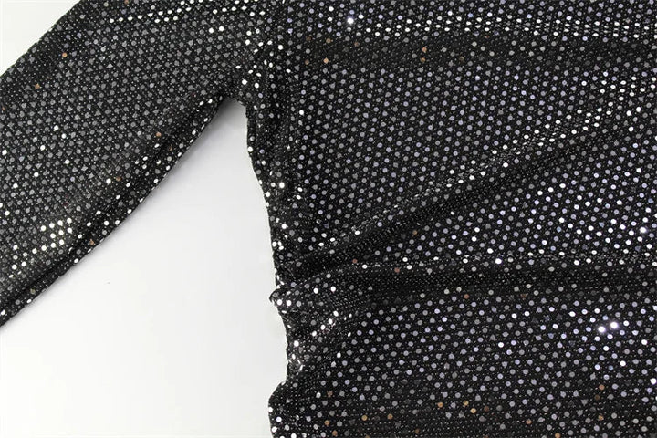 Maxi Dress with Sparkling Polka Dot Embellishment - Journee