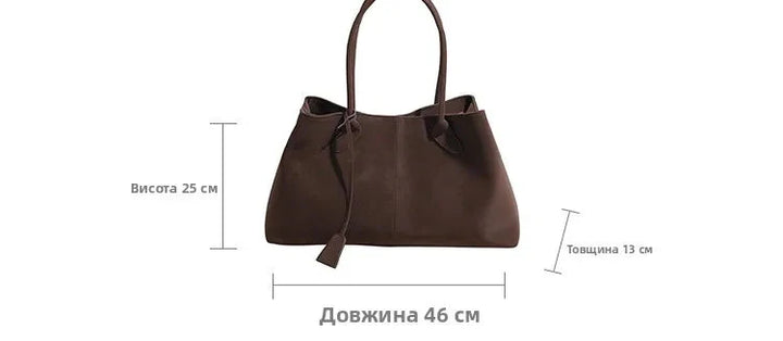 תיק זמש בעיצוב קלאסי