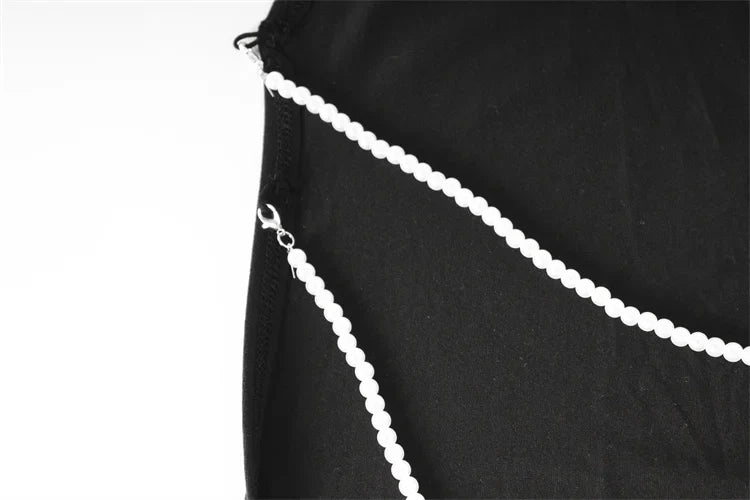 Maxi Dress with Chain Detail on Back and Neck Tie - Annalise