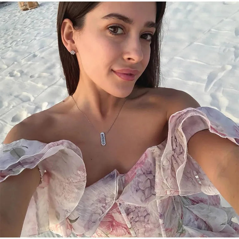 Floral Off-Shoulder Ruffled Mini Dress - Lisa