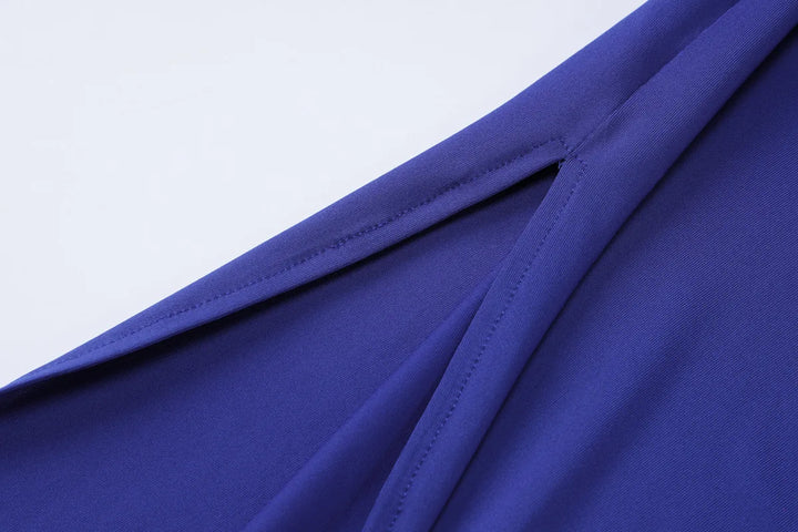 Maxi dress with ruching and slit decoration - MARINA