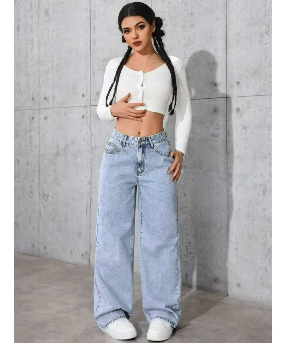 Light loose fit jeans