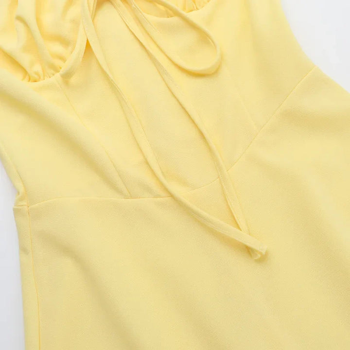 Maxi Dress with Rustic Design - Haile