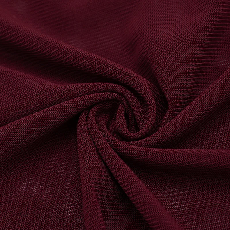 Satin Maxi Dress with Mesh Design - Jordan