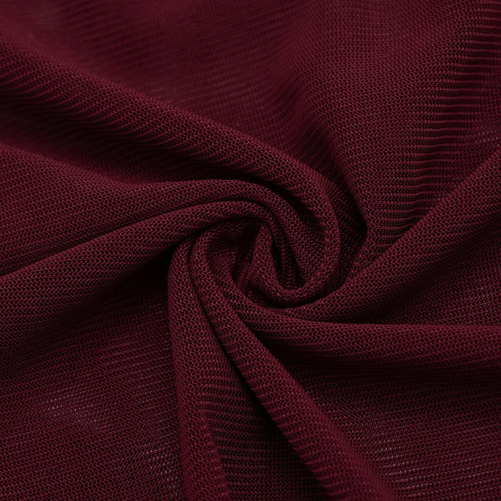 Satin Maxi Dress with Mesh Design - Jordan