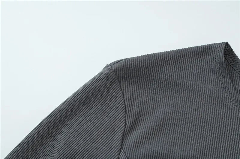 Modest knitted A-line maxi dress with waist ties - Liri