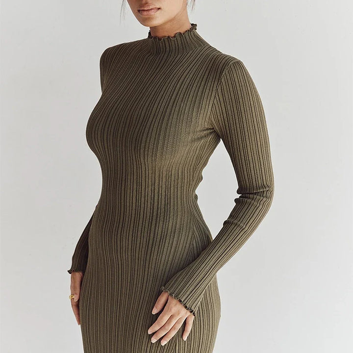 Crepe Fabric Maxi Dress - Noy