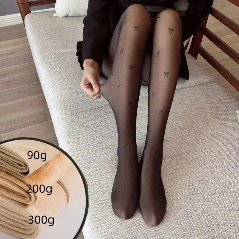 Thermal tights/leggings in various patterns