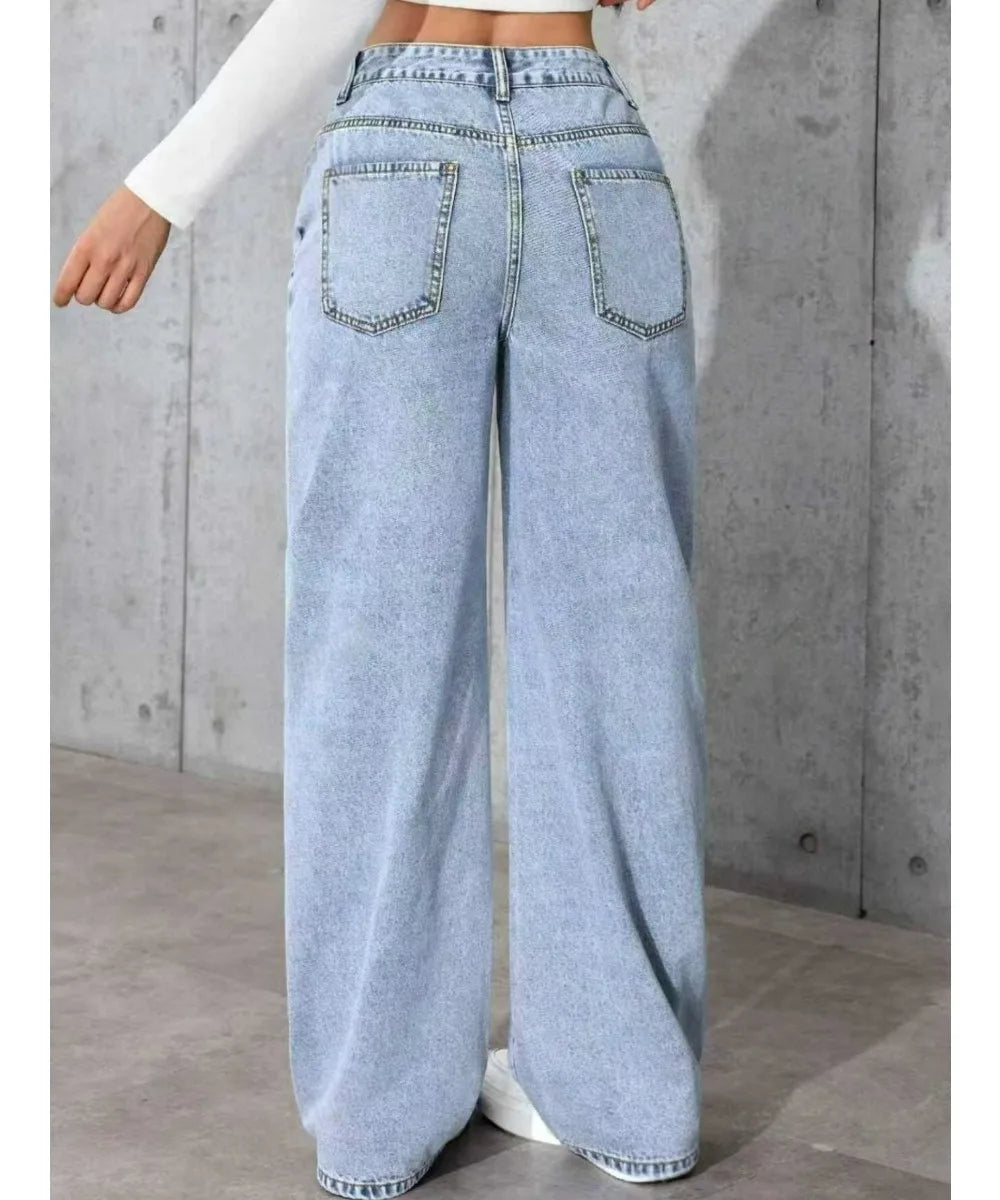 Light loose fit jeans