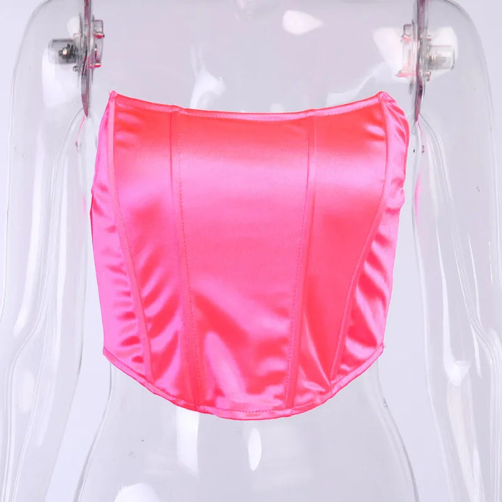 Velvet Strapless Top - Allen