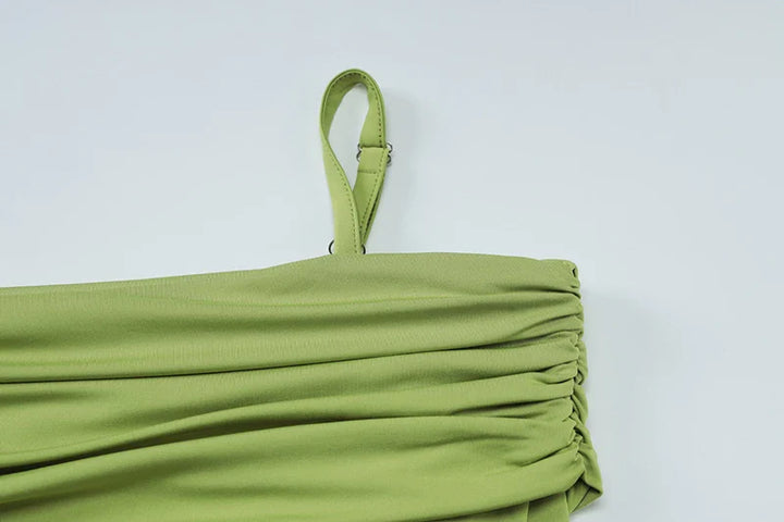 Maxi dress with off-shoulder and strap design - Gala