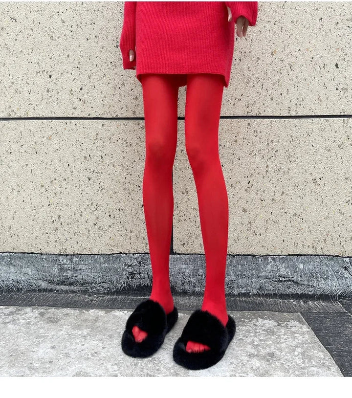 Opaque / sheer tights in a variety of colors