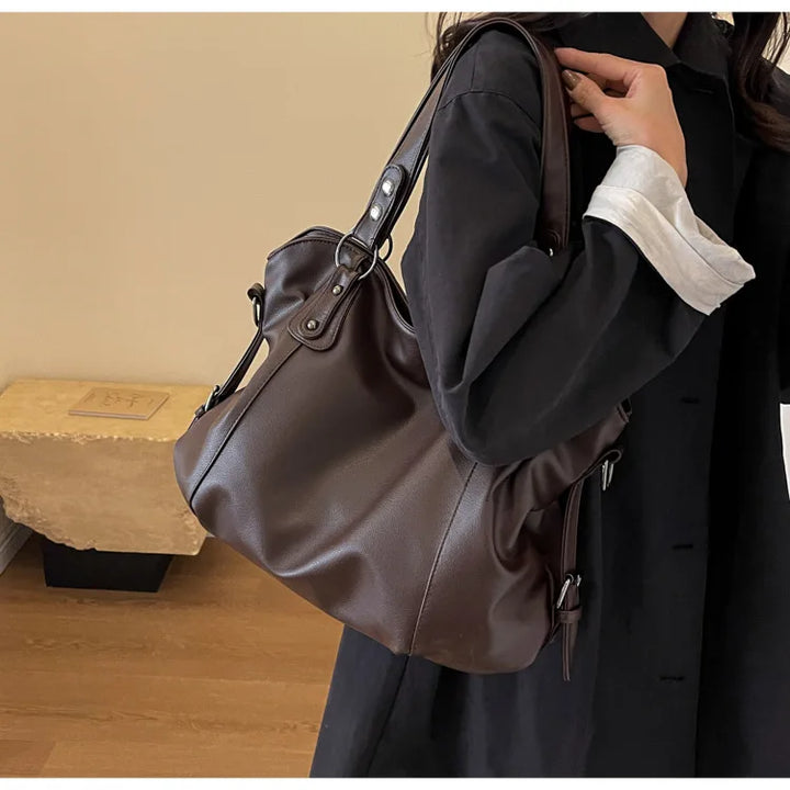 תיק דמוי עור בעיצוב רטרו