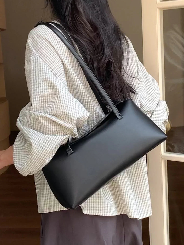 תיק דמוי עור בעיצוב מלבני