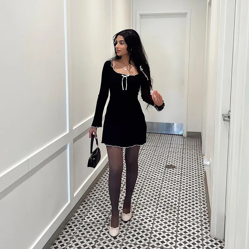 Knitted mini dress - NELLY