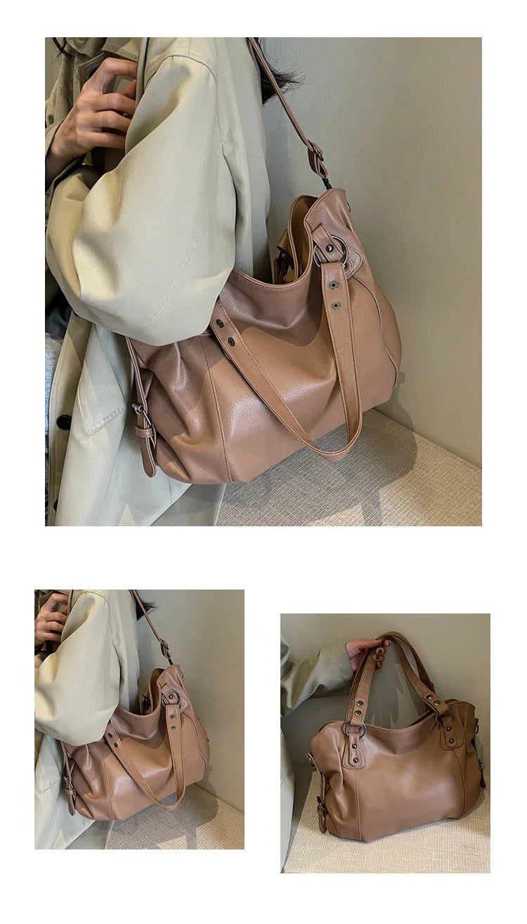 תיק דמוי עור בעיצוב רטרו