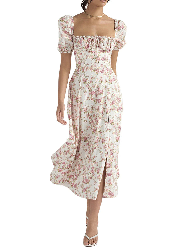 Floral Summer Midi Dress - Reina