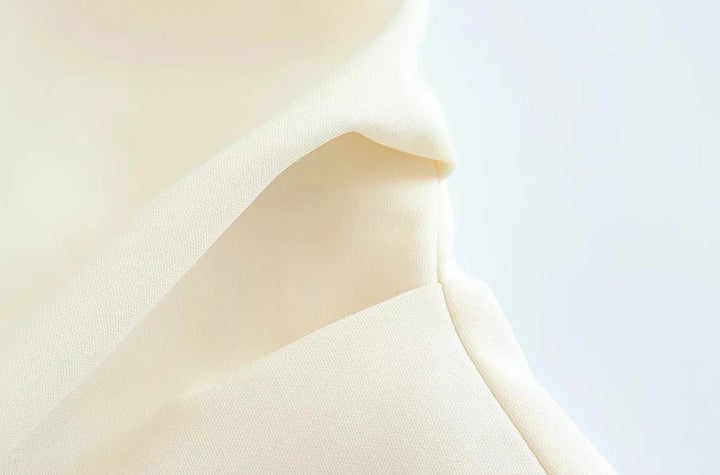 Strapless Midi Dress with Pleated Design - Emmy