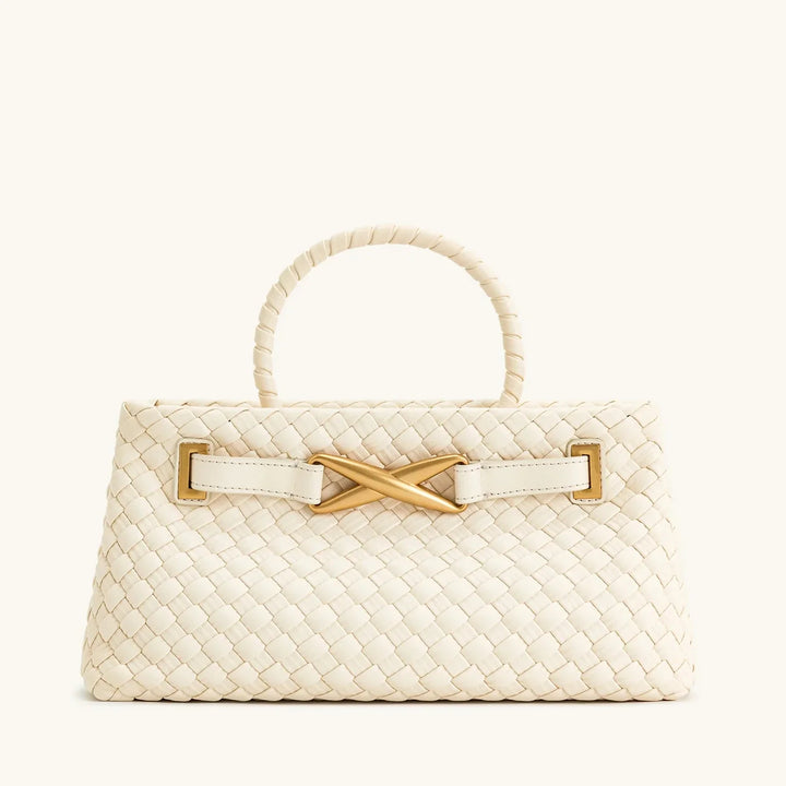 תיק דמוי עור בעיצוב מחוספס בעיטור אבזם