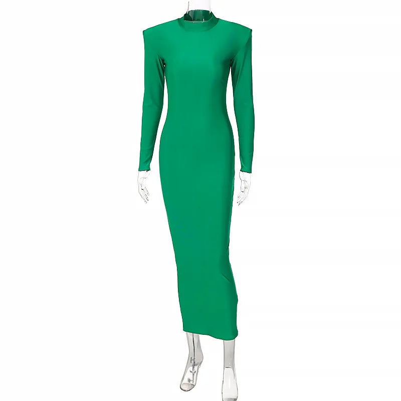 Fitted Shaping Maxi Dress - Cali