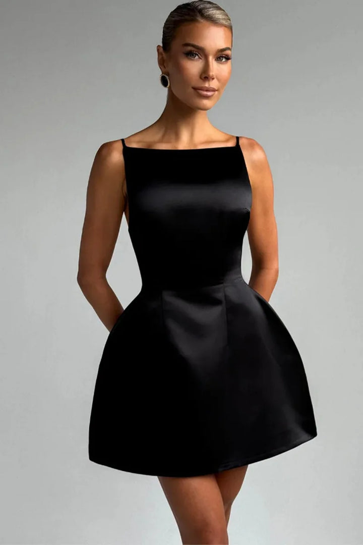 A-line Strapless Ruffled Mini Dress - Jolie