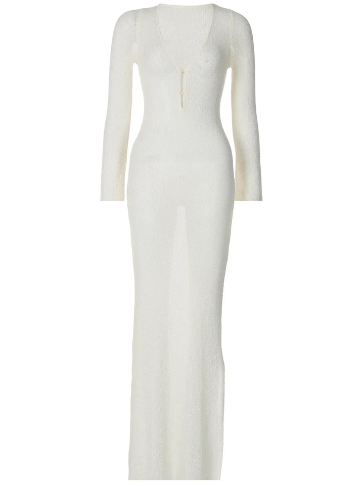 Knitted Maxi Beach Dress - Marina