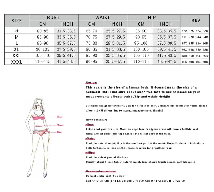 Bikini with Braided Strap Design and High-Waist Bottom - Emma