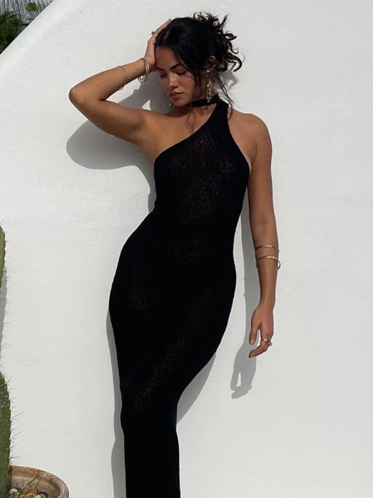 Maxi Dress with Collar - China