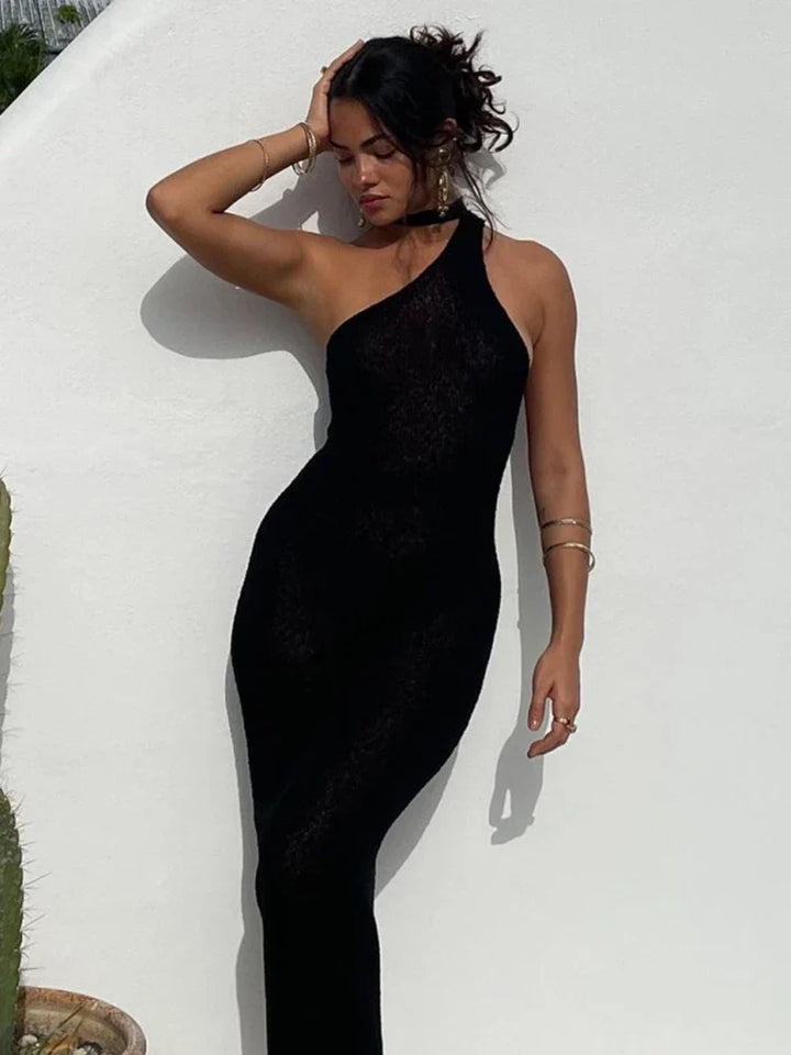 Maxi Dress with Collar - China