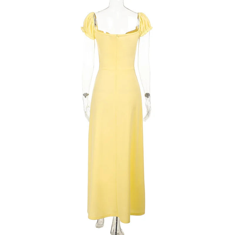 Maxi Dress with Rustic Design - Haile