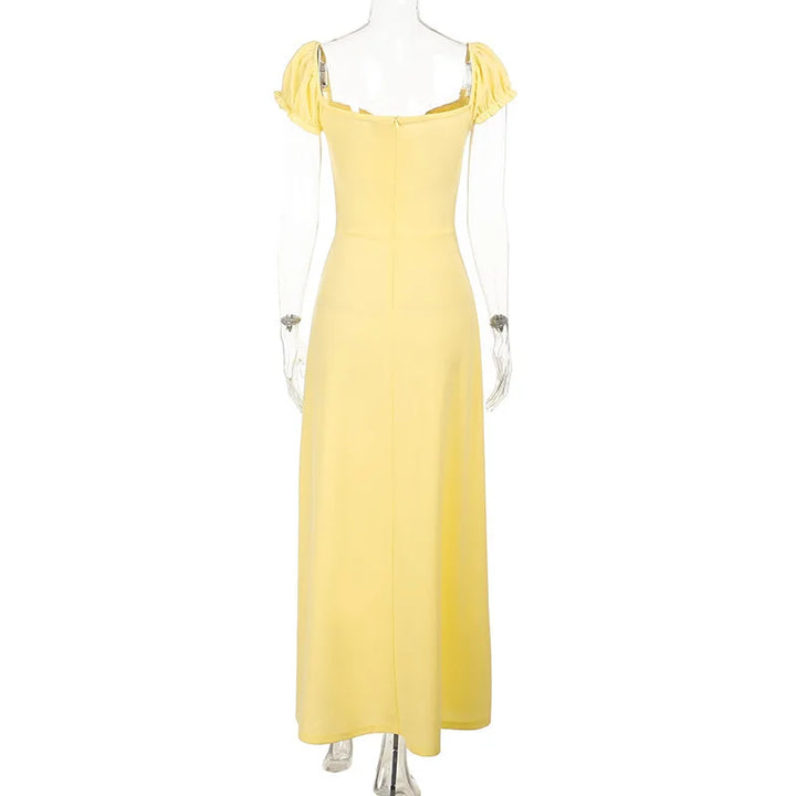 Maxi Dress with Rustic Design - Haile